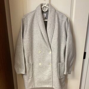 J. Jill Pure Jill Double Breasted Pea Coat EUC Size LP